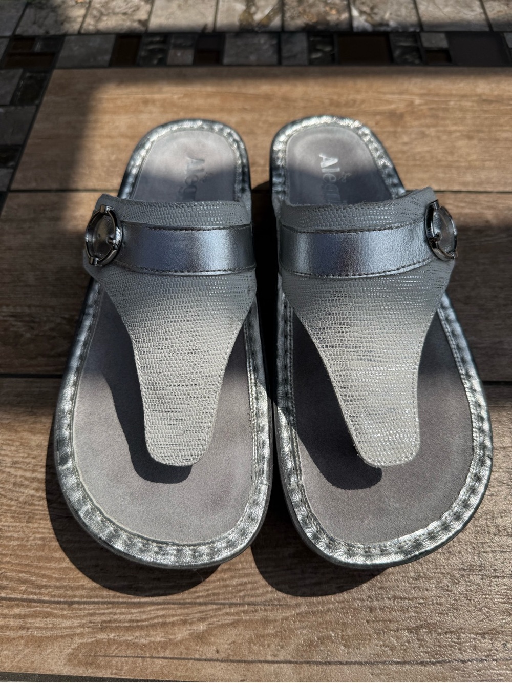 Alegria Codi Sandals in Silver